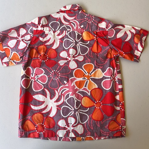 Gap boys multi color floral button up size S (6-7) - Picture 3 of 3